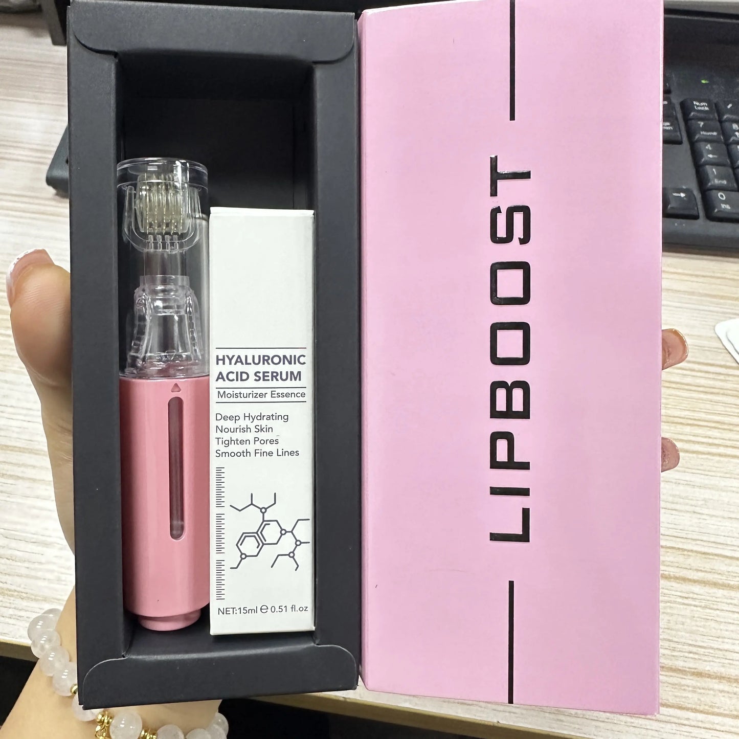 Ottieni labbra più piene e giovani con LipBoost – Acido Ialuronico!